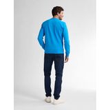 Petrol - Casual Sweater - Effen - Katoen - Comfortabele Pasvorm