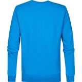 Petrol - Casual Sweater - Effen - Katoen - Comfortabele Pasvorm