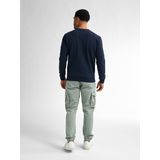 Petrol Industries Heren Sweater - Regular Fit Trui - Ronde Hals - Herentrui - Truien - Herenkleding - Blauw - Maat S