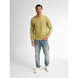 Petrol Industries - Heren Sweater - Groen - Regular Fit - Ronde Hals - Herentrui