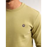 Petrol Industries - Heren Sweater - Groen - Regular Fit - Ronde Hals - Herentrui