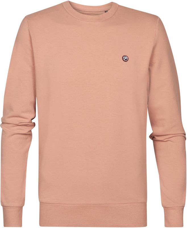 Sweater - Effen - Petrol - Comfortabele Pasvorm