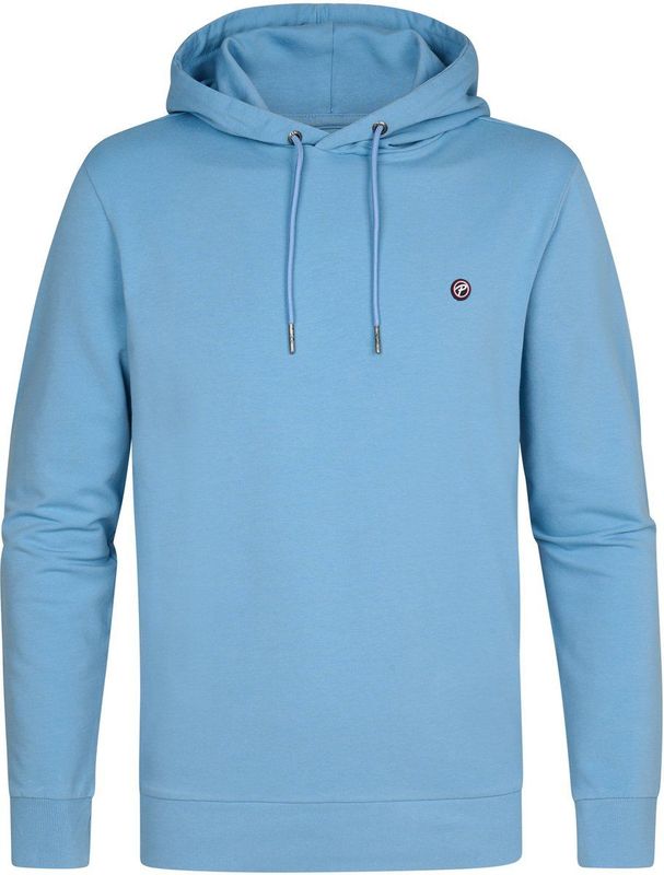 Petrol Industries - Heren Hoodie - Trui - Blauw - Katoenmix - Met Capuchon