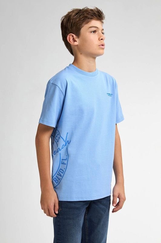 Petrol Industries - T-shirt - Blauw - 100% Katoen