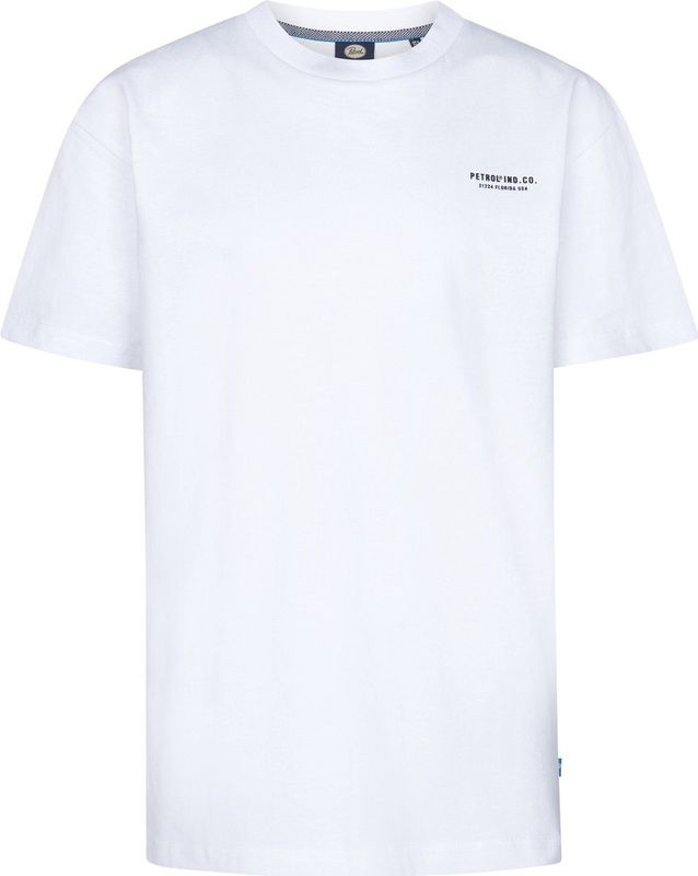 Petrol Industries - Backprint T-shirt Nautical - Wit - Katoen