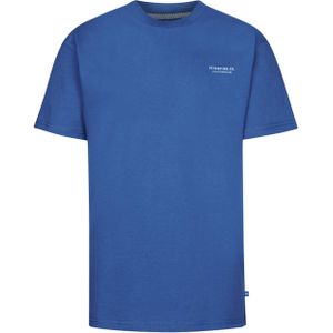 Petrol Industries - Backprint T-shirt Nautical - Blauw - 100% Katoen - T-shirt met Korte Mouwen