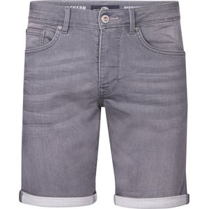 Petrol Industries - Heren Jackson Stretch Denim Short - Grijs - Stretch Denim