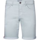 Petrol Industries - Denim Short - Blauw - Slim Fit - Korte Broek - Elastische Tailleband