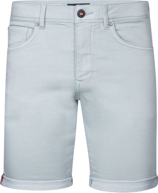 Petrol Industries - Denim Short - Blauw - Slim Fit - Korte Broek - Elastische Tailleband