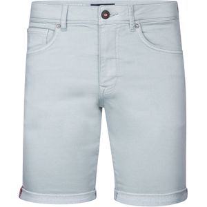 Slim Fit Denim Short - Blauw - Stretch Denim