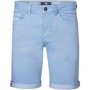 Petrol Industries - Jackson Gekleurde Denim Short Coconut - Blauw - S - Korte spijkerbroeken