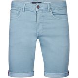 Petrol Industries - Slim Fit - Denim Short - Blauw - Stretch - Korte Broek