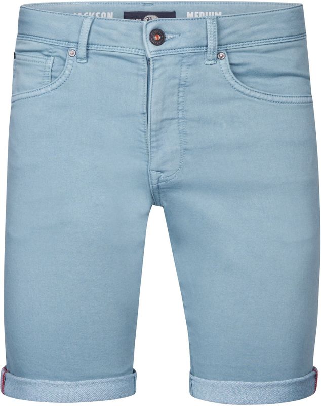 Petrol Industries - Slim Fit - Denim Short - Blauw - Stretch - Korte Broek