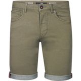 Petrol Industries - Jackson - Gekleurde Denim Short - Groen