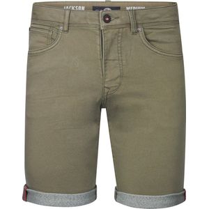 Petrol Industries - Jackson - Gekleurde Denim Short - Groen