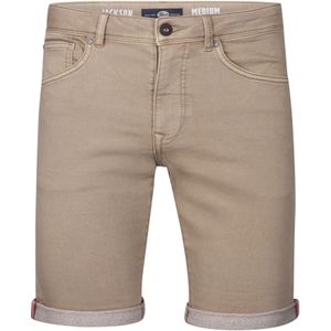 Petrol Industries - Slim Fit - Denim Short - Bruin - Stretch - Elastische Tailleband