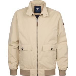 Petrol Industries - Licht Jasje - Beige - Katoen - Korte Lengte