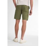 Petrol Industries - Heren Chino Short Tropicwave - Groen - Katoen-Linnen - Knoopsluiting en Ritsgulp