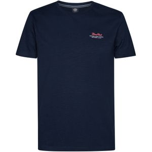 Petrol Industries Shirt 'Lantana'  navy / groen / zalm roze / wit