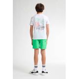 Petrol Industries - Backprint T-shirt - Wit - Jongens