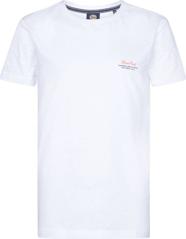 Petrol Industries - Backprint T-shirt - Wit - Jongens