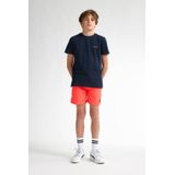 Petrol Industries - Backprint T-shirt - Blauw - Korte Mouwen - 100% Organisch Katoen