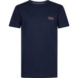 Petrol Industries - Backprint T-shirt - Blauw - Korte Mouwen - 100% Organisch Katoen