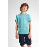 Petrol Industries - Backprint T-shirt - Groen - 100% Organisch Katoen