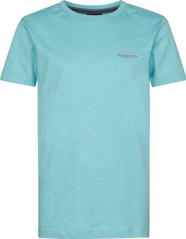 Petrol Industries - Backprint T-shirt - Groen - 100% Organisch Katoen