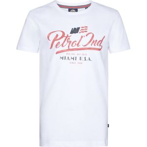 Petrol Industries - Artwork T-shirt - Wit