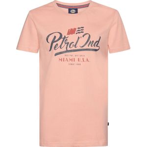Petrol Industries - Artwork T-shirt Coconutwalk - Roze - 128 - T-shirts met korte mouwen