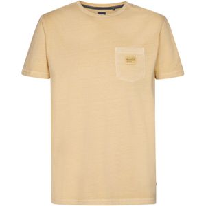 Petrol Industries - Pocket T-shirt Key - Beige - T-shirt met Korte Mouwen