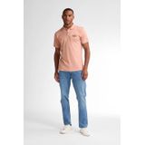 Petrol Industries - Klassieke Polo Sunset - Roze - Poloshirt - Korte Mouwen - Knoopsluiting - 60% Katoen en 40% Polyester