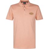 Petrol Industries - Klassieke Polo Sunset - Roze - Poloshirt - Korte Mouwen - Knoopsluiting - 60% Katoen en 40% Polyester