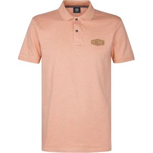 Petrol Industries - Klassieke Polo Sunset - Roze - Poloshirt - Korte Mouwen - Knoopsluiting - 60% Katoen en 40% Polyester