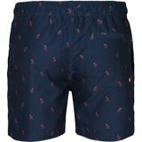 Petrol - Zwemshort - Blauw - Elastische Taille - Dierenprint