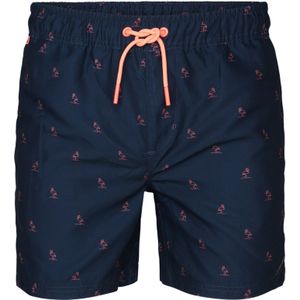 Petrol - Zwemshort - Blauw - Elastische Taille - Dierenprint