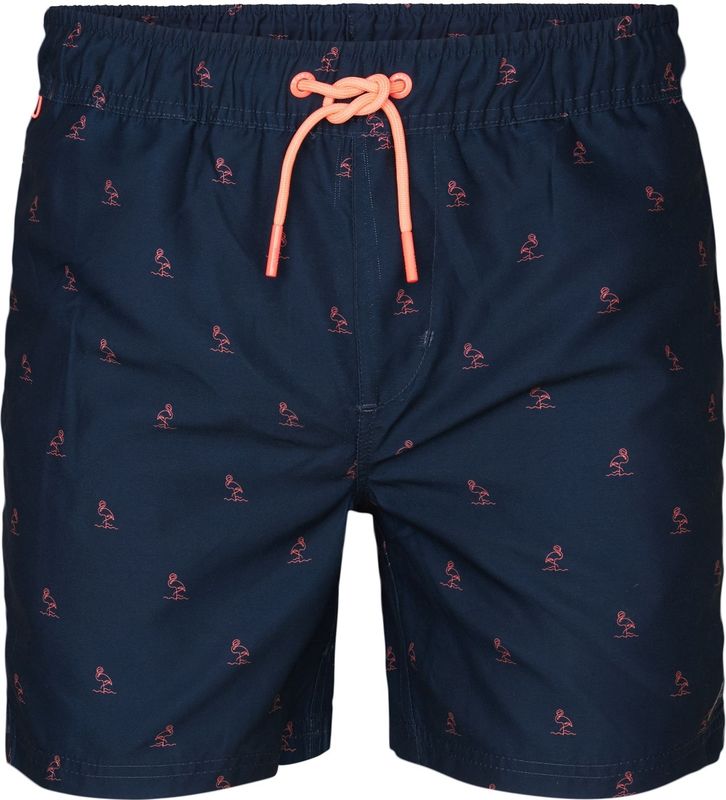 Petrol - Zwemshort - Blauw - Elastische Taille - Dierenprint