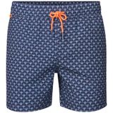 Petrol Industries - All-over Print Zwembroek Seaspruce - Grijs - S - Zwembroeken