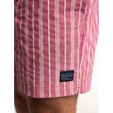 Zwembroek - Gestreept - Polyester - Petrol Logo - Seersucker Kwaliteit