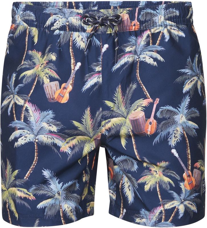 Zwembroek - All-Over Print - Petrol Logo - 100% Gerecycled Polyester