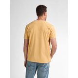 Petrol Industries - Driftpoint - T-shirt - Geel - Korte Mouwen - Ronde Hals