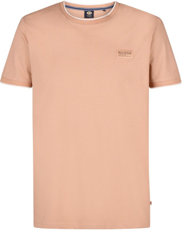 Petrol Industries - Driftpoint - T-shirt - Bruin - Korte Mouwen - Ronde Hals
