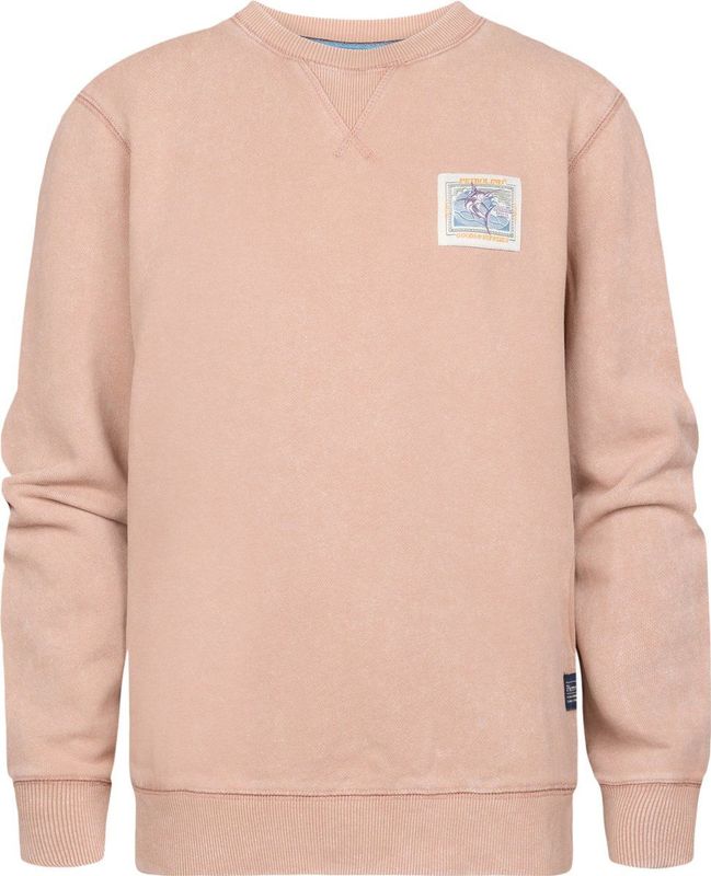 Petrol Industries - Jongens Casual Sweater - Bruin - Katoen