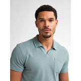 Petrol Industries - Badstof Polo Driftwoodview - Grijs - L - Poloshirts