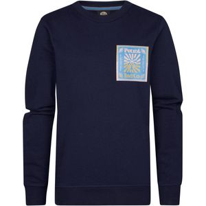 Petrol Industries - Backprint Sweater - Blauw - Jongens