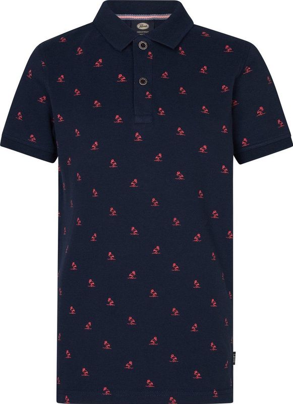 Petrol Industries - Polo - Marine Blauw - Katoen - Korte Mouwen