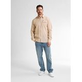 Petrol Industries - Overhemd - Zand - 55% Linnen 45% Katoen - Uni Dessin