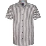 Petrol Industries Overhemd 'Dolphinbay'  sand / grijs gemêleerd