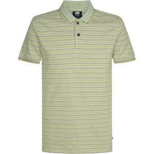 Petrol Industries - Surfsideview - Gestreepte Polo - Grijs